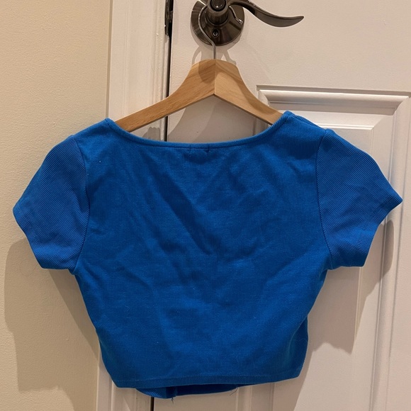 Blue garage t-shirt - Picture 3 of 4